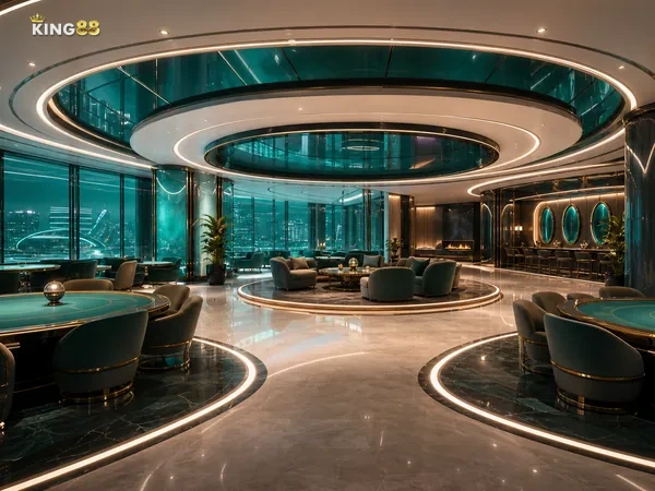 Meja Baccarat King88 dengan tata letak yang rapi dan mudah dipahami