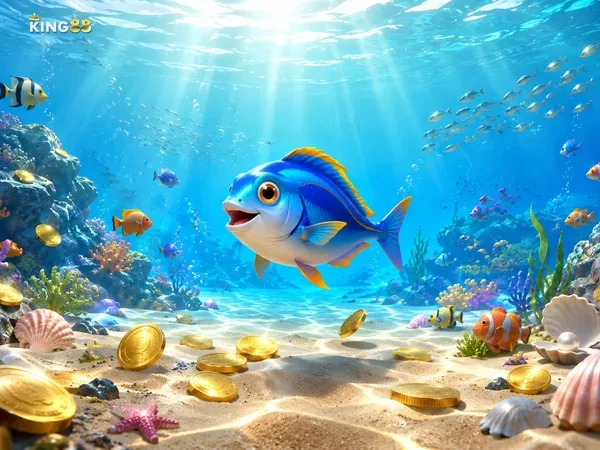 Gambar Star Fishing 2 dengan elemen visual permainan yang cerah
